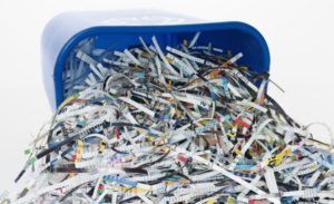 papel reciclado