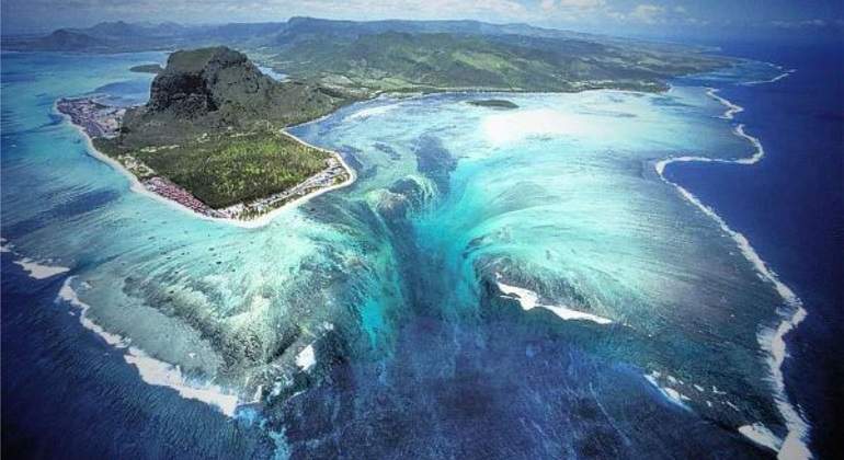 Cascadas submarinas de la Isla Mauricio, ¿realidad o ilusión ...